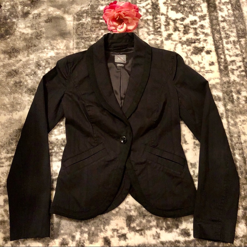Armani Exchange Black Blazer